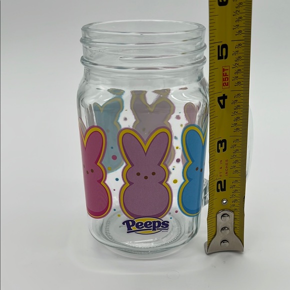 Peeps Bunnies Glass Jar Mug - Pink, Purple, Blue 2023 - Picture 8 of 8